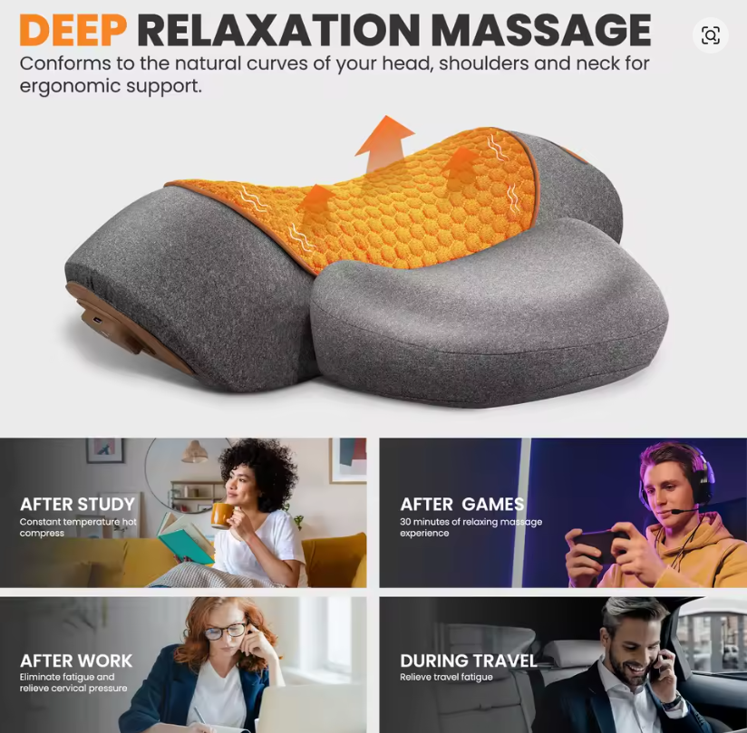 NeckHeal- Electric Cervical Massager & Traction Pillow